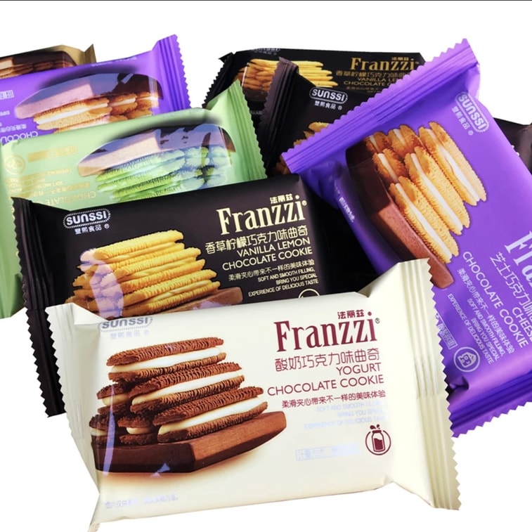 フランツィ 濃厚ダークチョコレートクッキー（10枚入り）【ひとくちサクサク食感と、なめらかなフィリング】 8