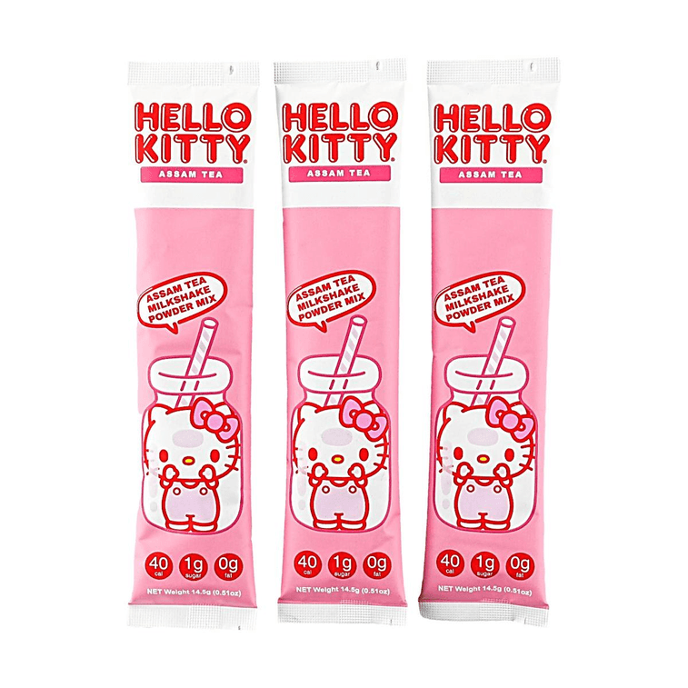헬로키티 아쌈 티 밀크셰이크 파우더 믹스, 3개입 (1.53oz) *3【3팩】 6