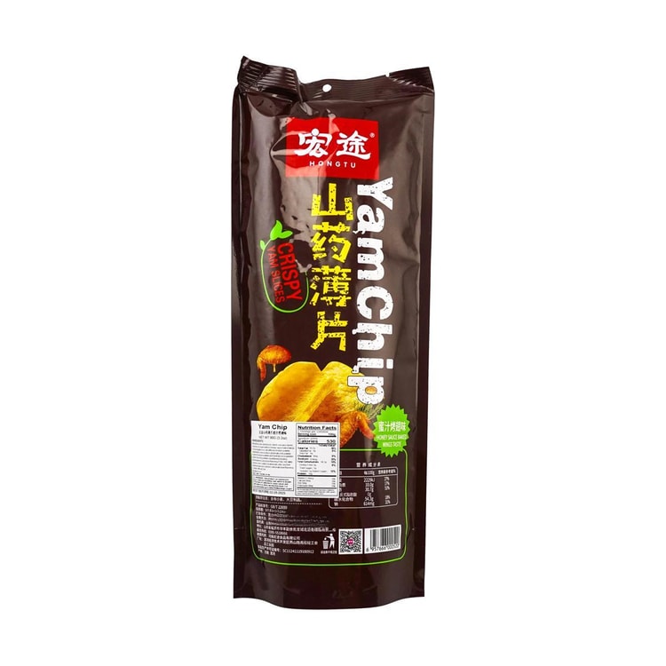 HONGTU Yam Crisps Honey Roasted Chicken Wings Flavor 3.17 oz