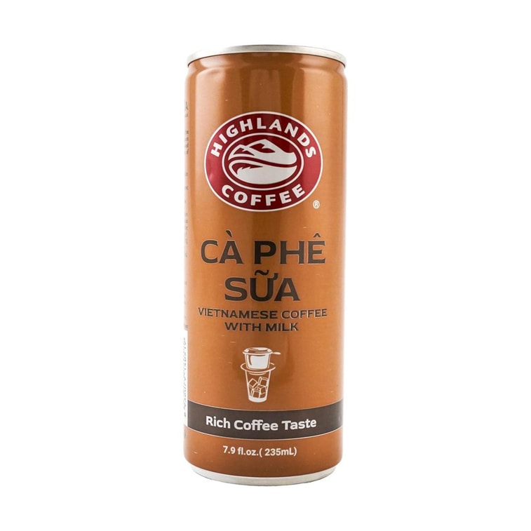 越南HIGHLAND高地 牛奶咖啡 即饮拿铁咖啡饮料 235ml【越南经典】 5
