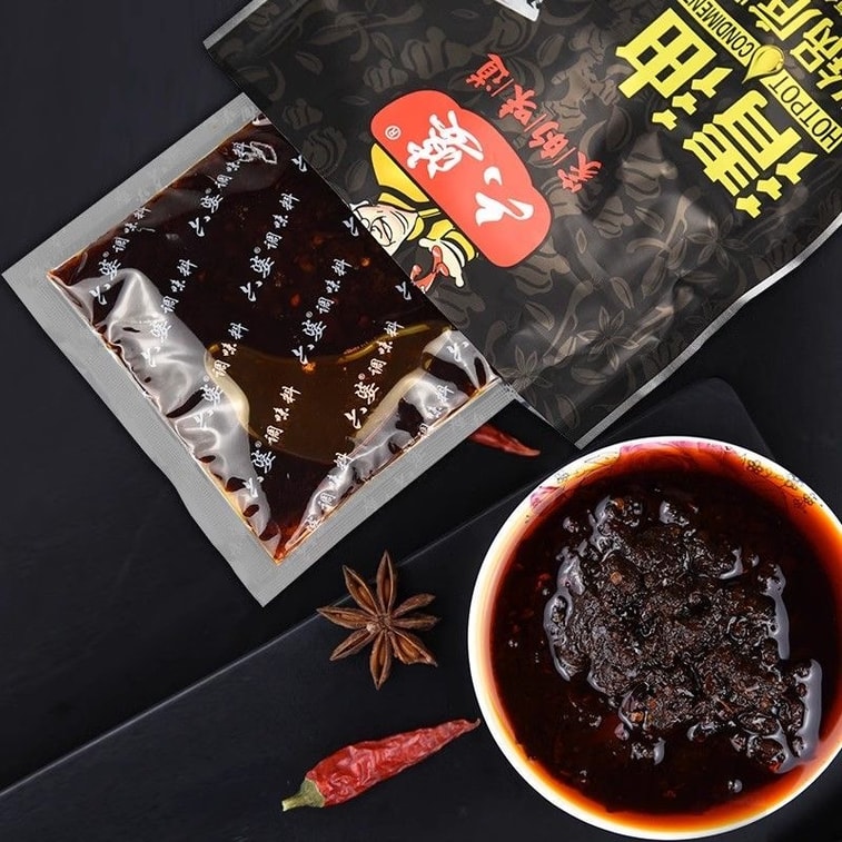 [중국 직배송] 청두 류파 청유 훠궈 베이스 150g, 매운 훠궈, 야채 훠궈, 닭고기, 양념, 쓰촨 특산품 3