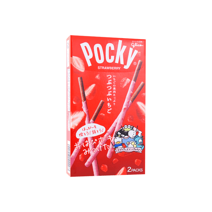 Crunchy Strawberry Pocky Biscuits, 1.94oz