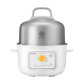 【$18 Off with Coupon】G32US Mini Food Steamer【60-Minute Timer】【Stainless Steel Material】【Dry-Burn Protection】