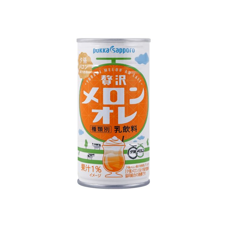 POKKA SAPPORO メロンミルクドリンク 190g - Yami