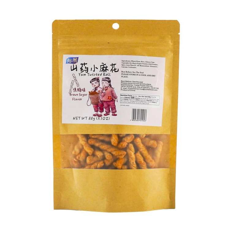 與美 山藥小麻花 焦糖味 88g(註:本產品是甜辣焦糖) 3