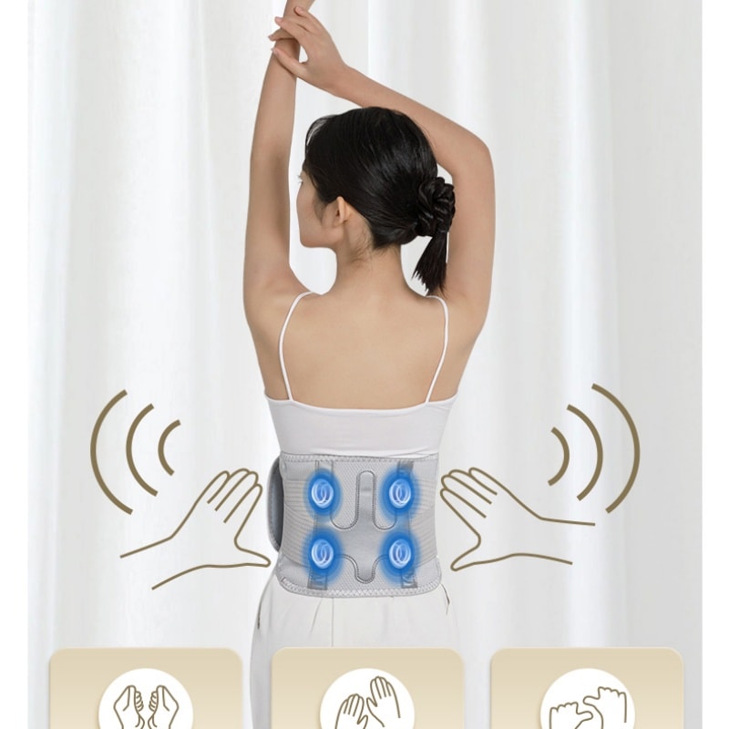 【中国直邮】 妙界 暖宫护腰带 热敷按摩款 艾草加热 一个装