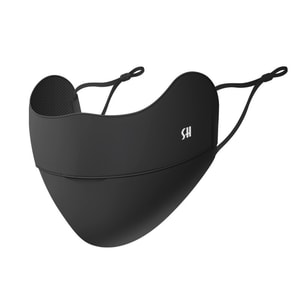 【中国直邮】GoloveJoy 冰丝防晒面罩 暗夜黑 1个 防紫外线 薄款透气 夏季护眼角