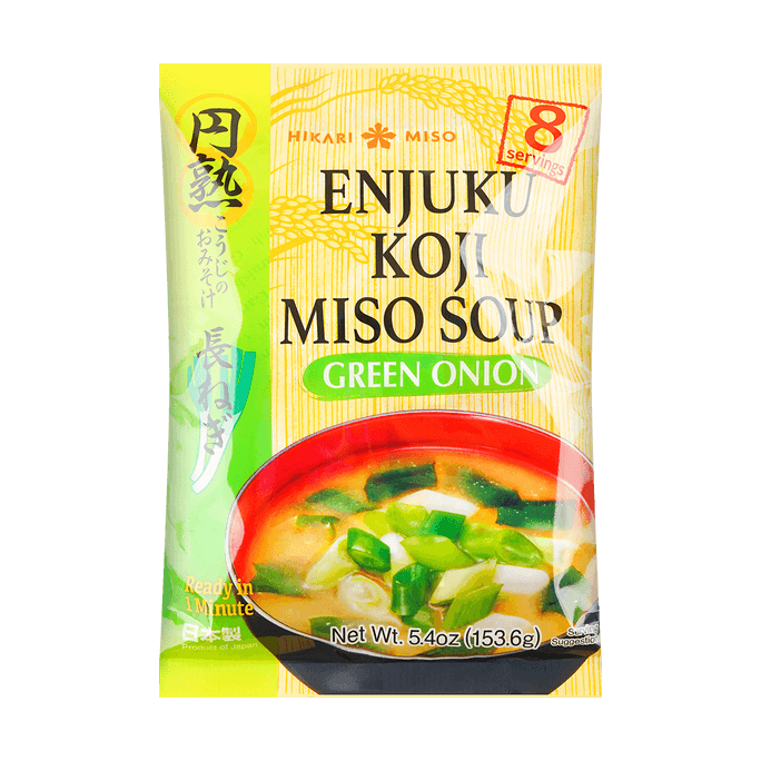 HIKARIMISO ENJYUKU Miso Soup Green Onion 8pc