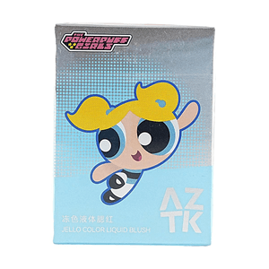 The Powerpuff Girls Jello Color Liquid Blush JC10 Honey Peach, Hydrating Liquid Blush, 0.17 fl oz
