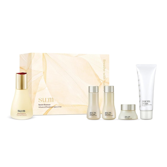 LG SU:M37° ラディアント ハイドレーティング マジック エッセンス セット (韓国) - エッセンス 45ml + トラベルサイズアイテム 4点 [オリーブヤング ホットセラー] 合計 5点セット