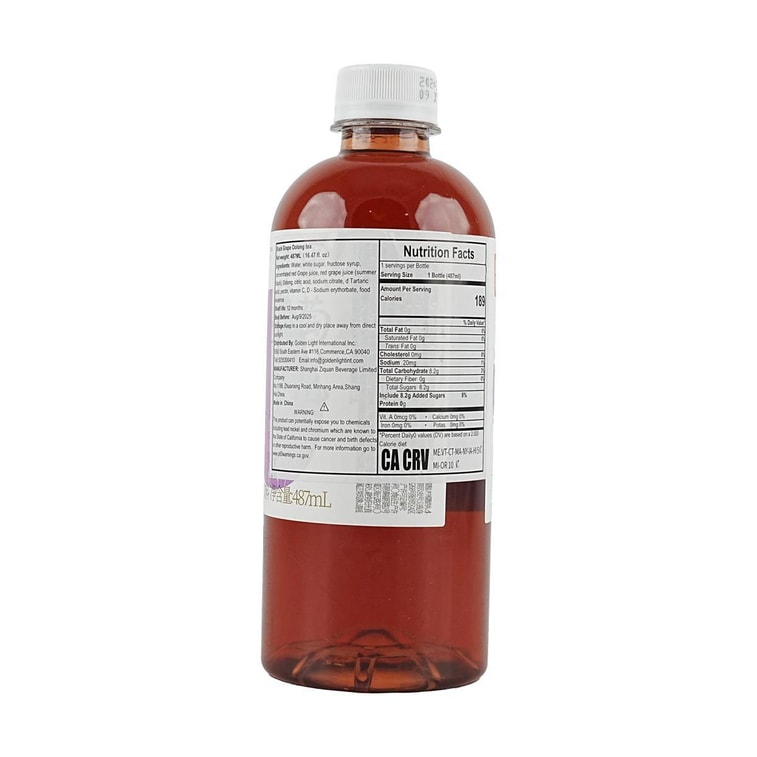 果子熟了 夏黑葡萄烏龍茶飲料 487ml【真實果汁添加】 8