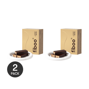FIBOO 高蛋白雙層蛋白棒 飽腹零食抗餓神器 5個入 生椰可可味 100kcal/根 低卡 代餐 *2【2份超值裝】