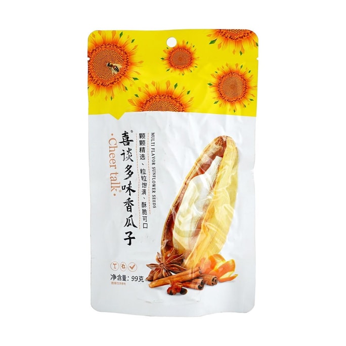  喜谈 多味香瓜子 葵花籽 99g