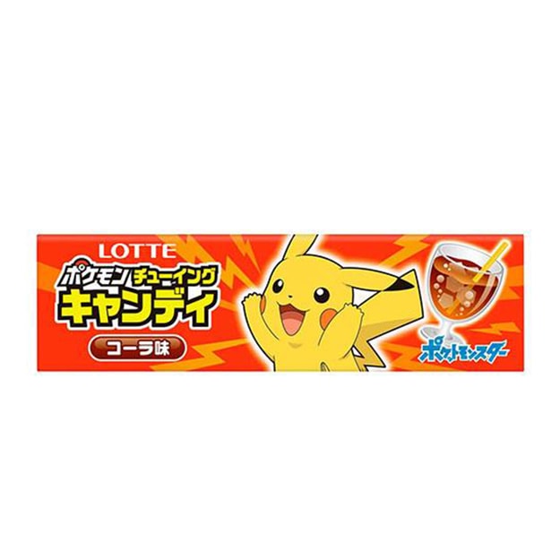 商品详情 - 【日本直邮】LOTTE 宝可梦Pokémon 可乐味 咀嚼糖 软糖5 枚入 包装随机发货 - image  0