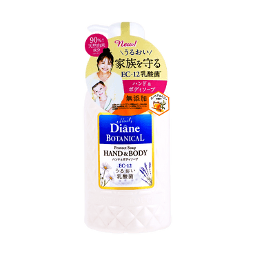 日本MOIST DIANE 植物乳酸菌蜂蜜保湿沐浴乳 500ml