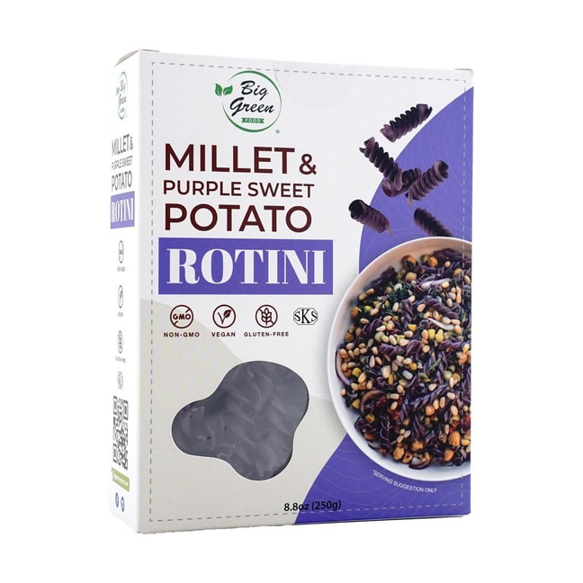 Millet & Purple Sweet Potato Rotini ,8.81 oz 【Vegan】【Gluten Free】