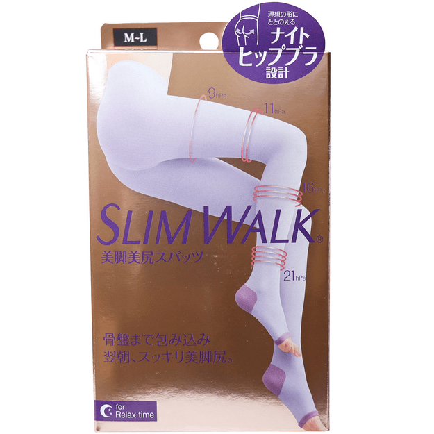 商品详情 - 日本 SLIM WALK 美腿美臀连裤袜  M-L 1 pcs - image  0