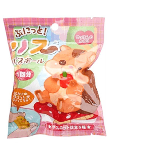 [중국 직배송] 미국 차이나타운 슈퍼마켓에서 판매하는 다람쥐 만화 캐릭터 목욕볼, 아기용 블라인드 박스, 48g, 1개입