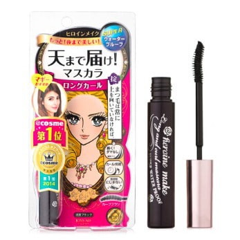 KISS ME HEROINE MAKE Long Curl Mascara Pure Black 1pc - Yami