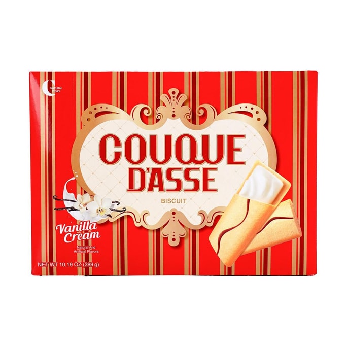 Couque D'asse White Sandwich Cookie, 10.19 oz
