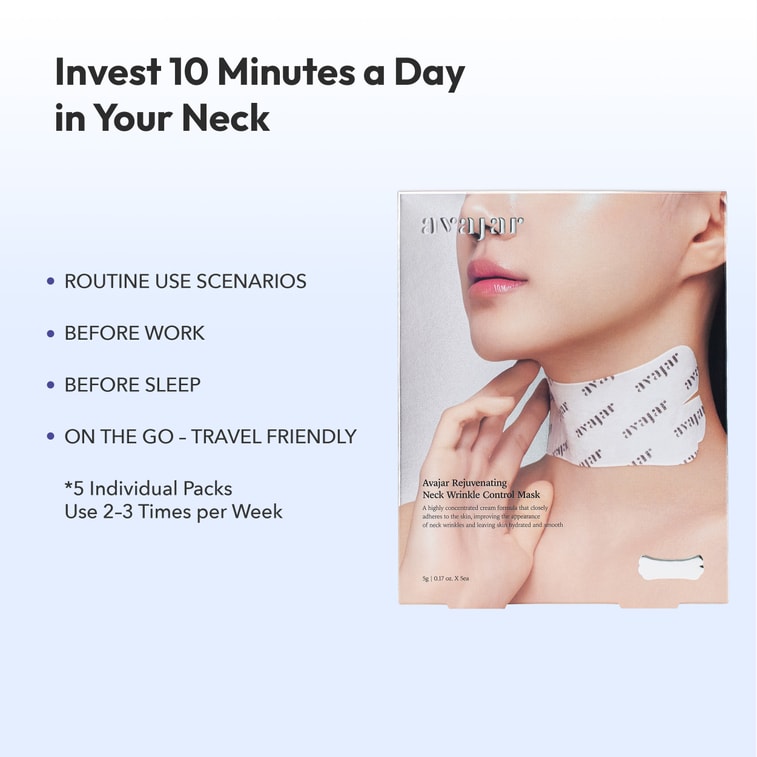 Rejuvenating Neck Wrinkle Control Mask 5 Sheets 6
