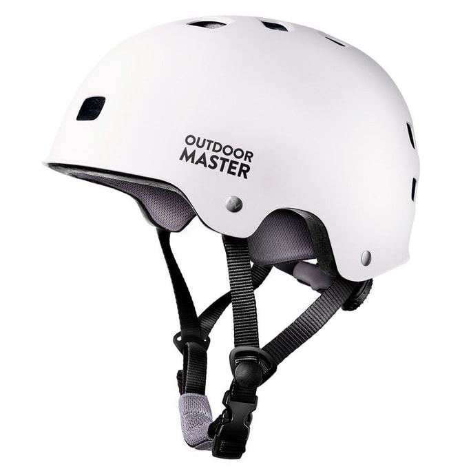 Adults Skateboard Cycling Helmet - L - White