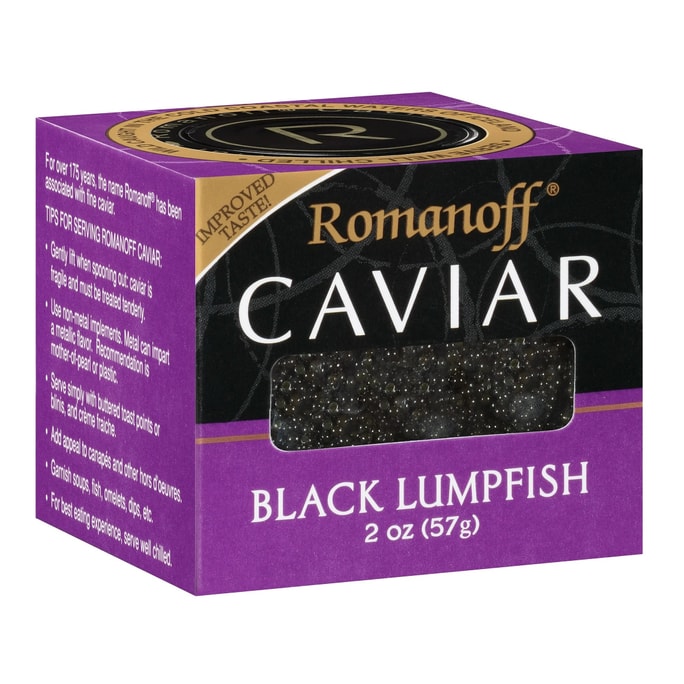 Caviar Black Lumpfish 2 oz Whole (57 G)