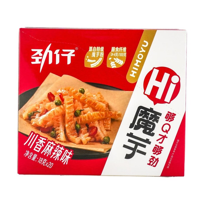 劲仔 Hi 魔芋 麻辣味 18g*20