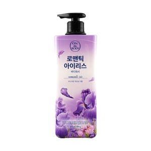 韩国LG ON THE BODY安宝迪 花香弱酸性清洁沐浴露875ml #罗曼蒂克鸢尾花