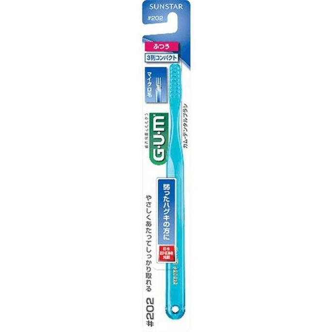 GUM Dental Brush #202 Compact Head [Regular]1piece