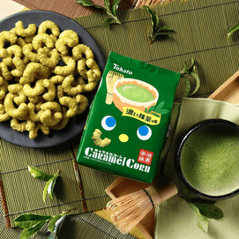 日本TOHATO桃哈多 焦糖玉米脆果 浓抹茶味 62g【季节限定】