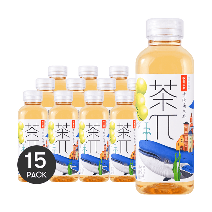 Lemon Grape Oolong,16.9 fl oz *15【15 Packs】