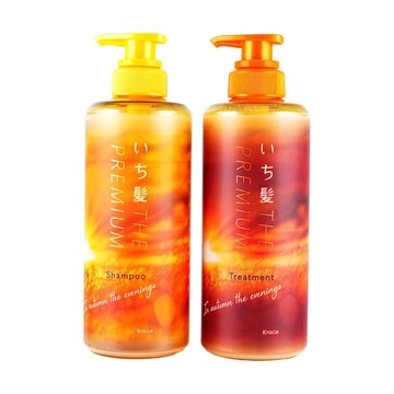 Ichikami Moisturizing Set, The Premium Autumn Limited Herbal Repair Shampoo & Conditioner, 400ml