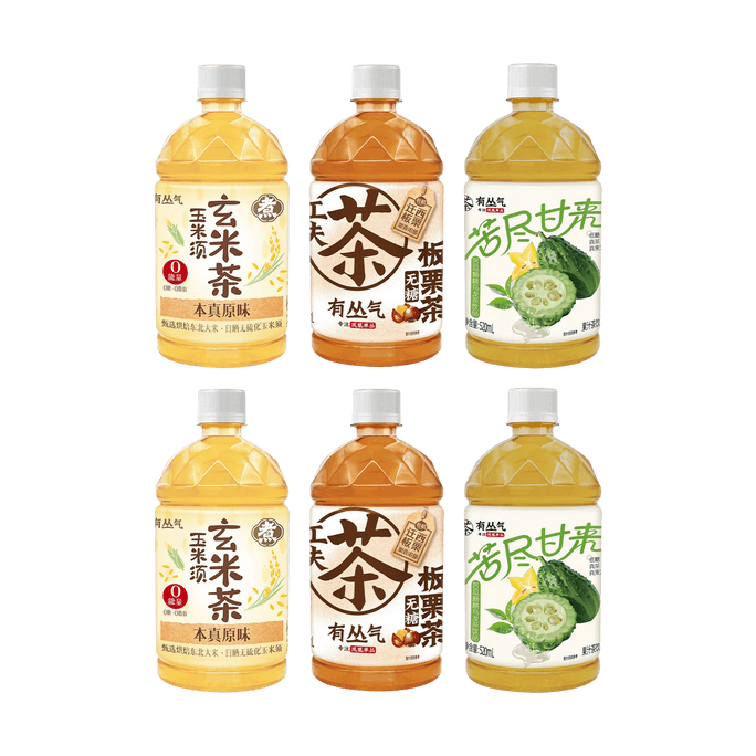 옥수수 수염 현미차 음료, 500ml (17.58 fl oz)【설탕 0g, 지방 0g, 칼로리 0g】
