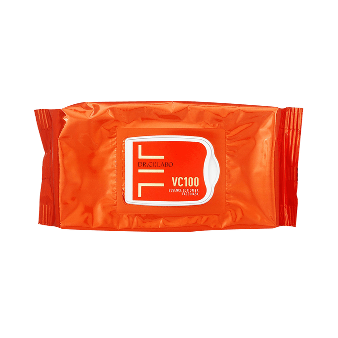 VC100 Pore-Tightening Brightening Face Mask 195ml (20 sheets)