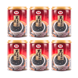 Mixed Black Bean & Sesame Congee, 9oz*6【Value Pack】