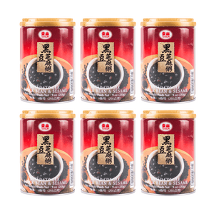 台湾泰山 黑豆芝麻粥  255g*6罐【超值装】