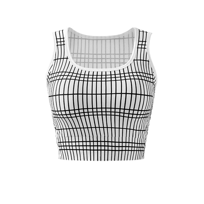 Women's Camisole 2025 New Style with Breast Pad  White【Long Style】M 【42-60kg】1 Piece