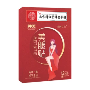 Green Gold Homeland Leg Care Patch, Leg Care Patch, Moxibustion Patch, Warm Moxibustion Patch, 12 patches/box