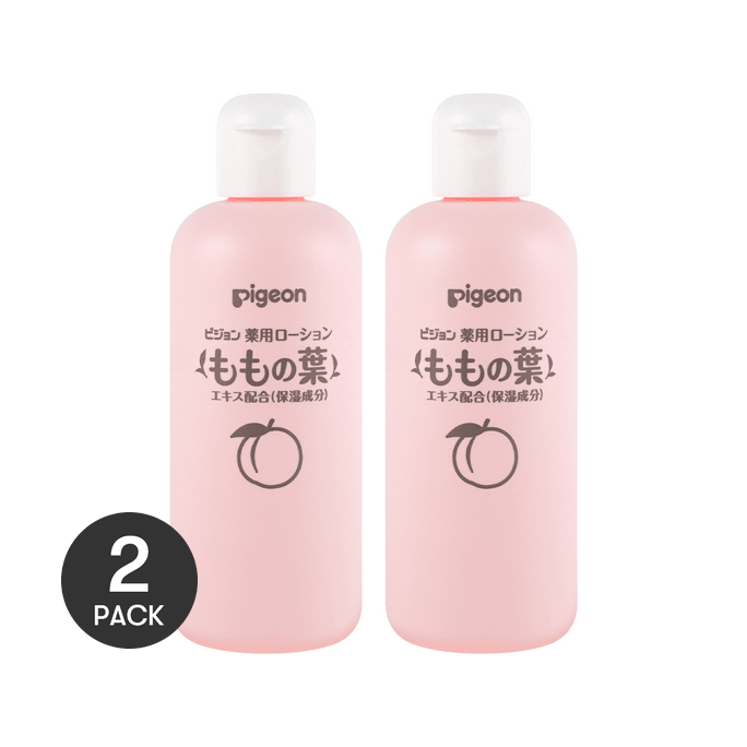 【バリューパック】保湿オールナチュラルベビーピーチリーフローション 200ml*2
