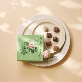 Roseine Rose Truffle Chocolate Gift Box Assortment 9pcs【Valentine’s Gift】【Romantic Mood】【Elegant Look】