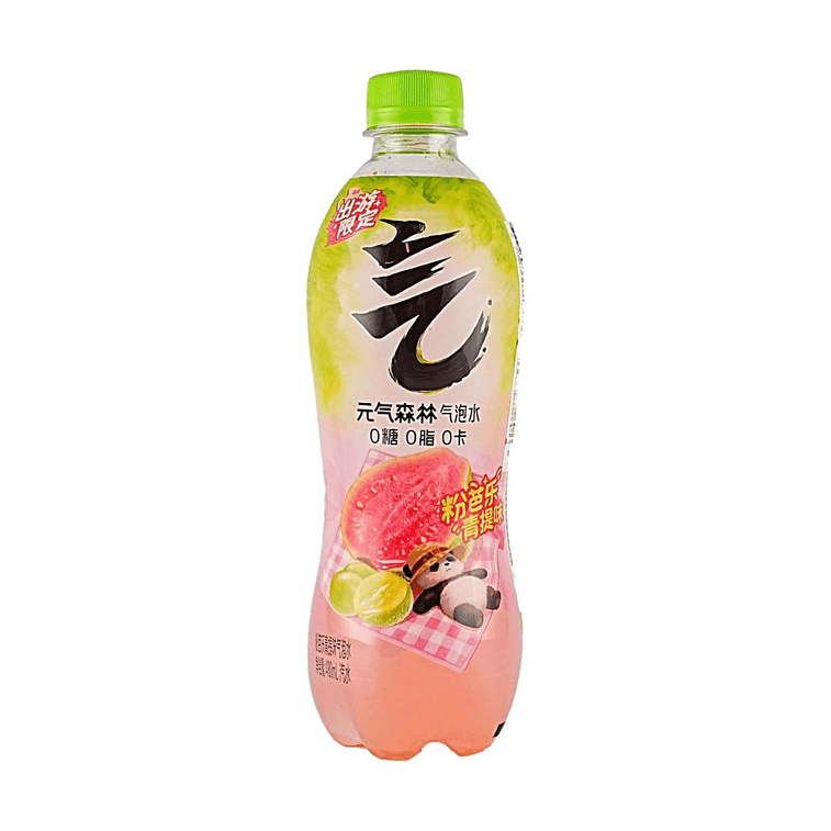 元气森林 粉芭乐青提味气泡水 480ml【0白砂糖0脂0卡】【夏季限定风味】 6