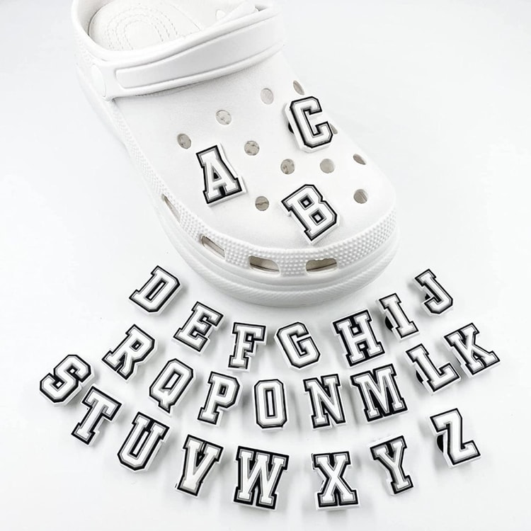 76pcs Crocs Charms Letters pack – Number and Indonesia