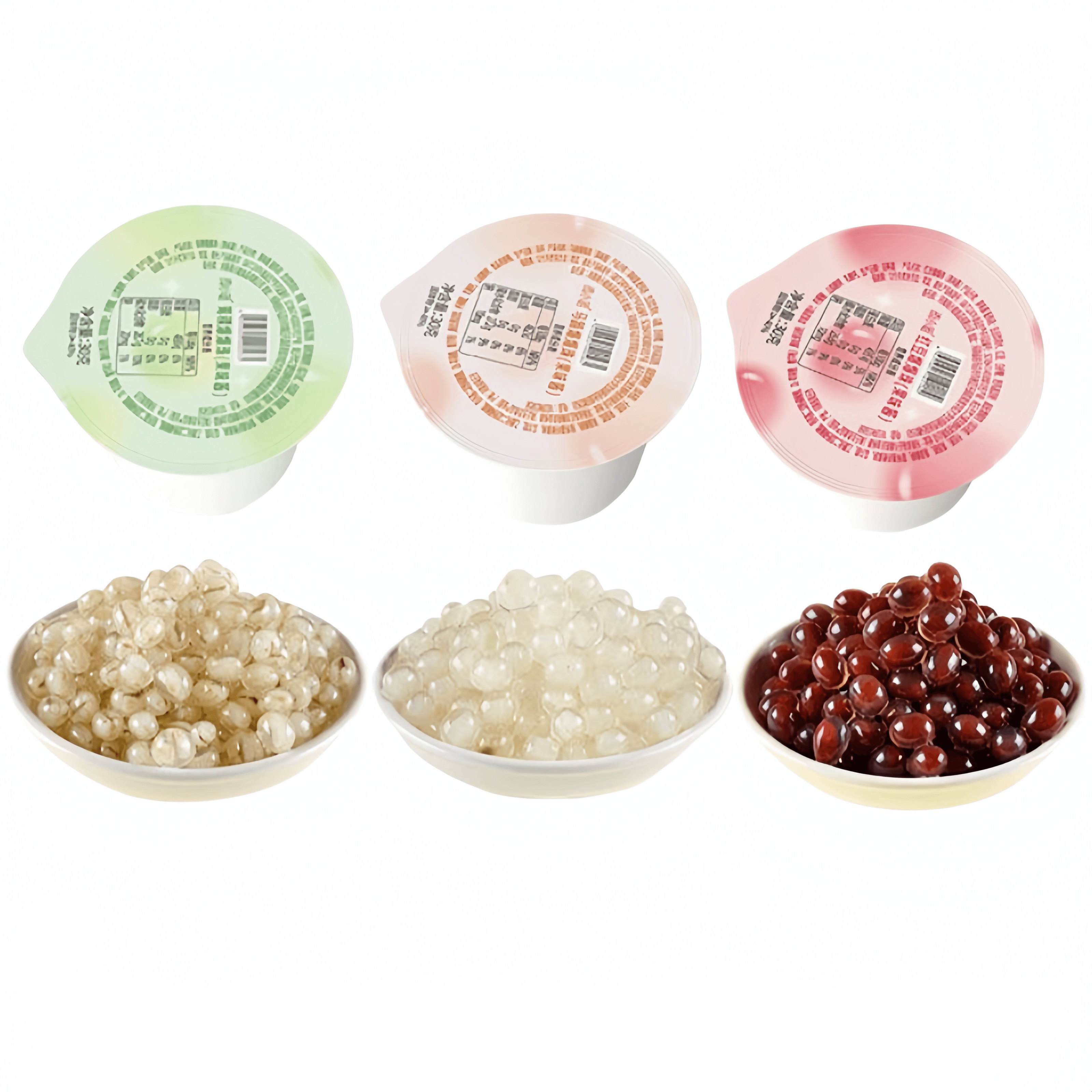 Mademoiselle Eau Châtaigne, Orge, Haricot rouge, Boba éclatant, prêt à manger, 270g (9 tasses*30g)