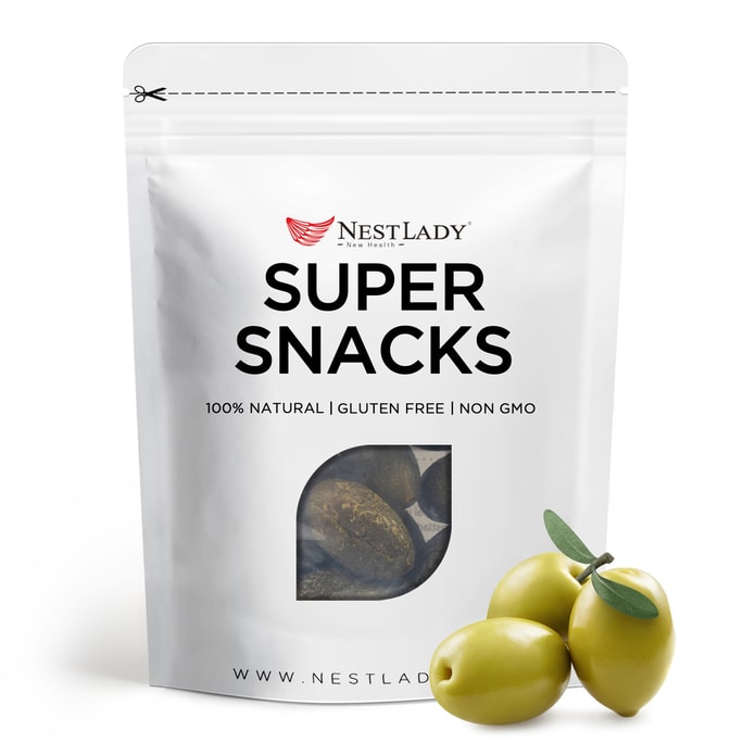 NESTLADY CLOVE FLAVOR SEEDLESS OLIVE 140g - Healthy snacks suitable for everyone seedless plum seedless olive