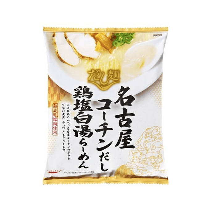 日本KOKUBU 国分 tabete dashimen 鸡汤盐味拉面 107g(面条70g+汤料包37g)