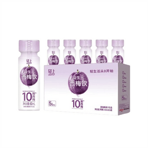 【中國直郵】 輕上 西梅汁飲料西梅膳食纖維果汁益生元西梅飲品減肥瘦身 60ml*10瓶