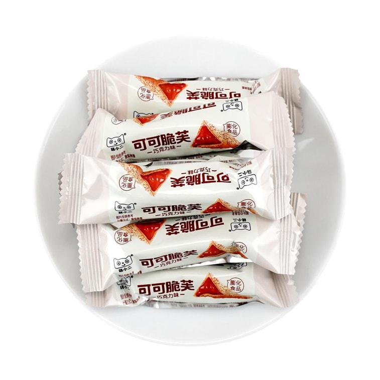 萌小二 可可脆芙 巧克力味 190g【爆浆流心!浓香酥脆】【非油炸0反式脂肪酸】 4