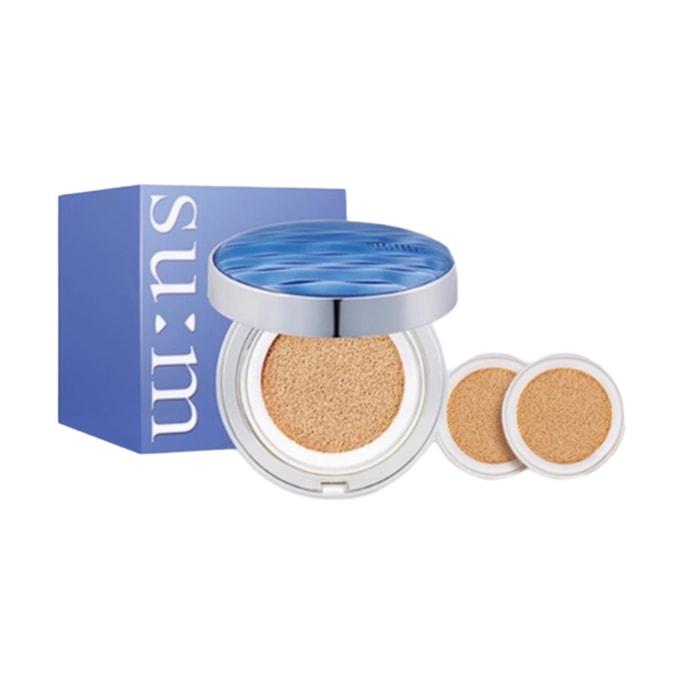 【中国直邮】 韩国 苏秘37· 水漾呼吸水分气垫套装 #1号象牙白皙色 15g+2件替换装 15g*2 3件套