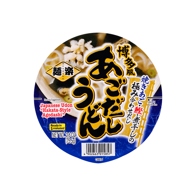 商品详情 - 日本HIKARI 日式鲜味乌冬面 原味日式豚骨风味 75.5g - image  0